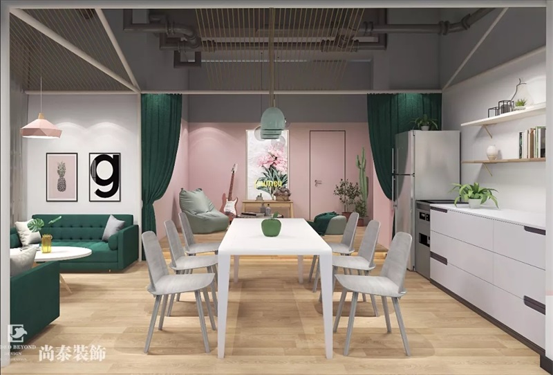 辦公室裝修實拍圖