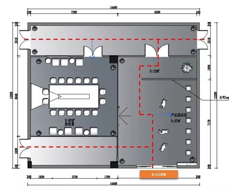 辦公室裝修設計動線