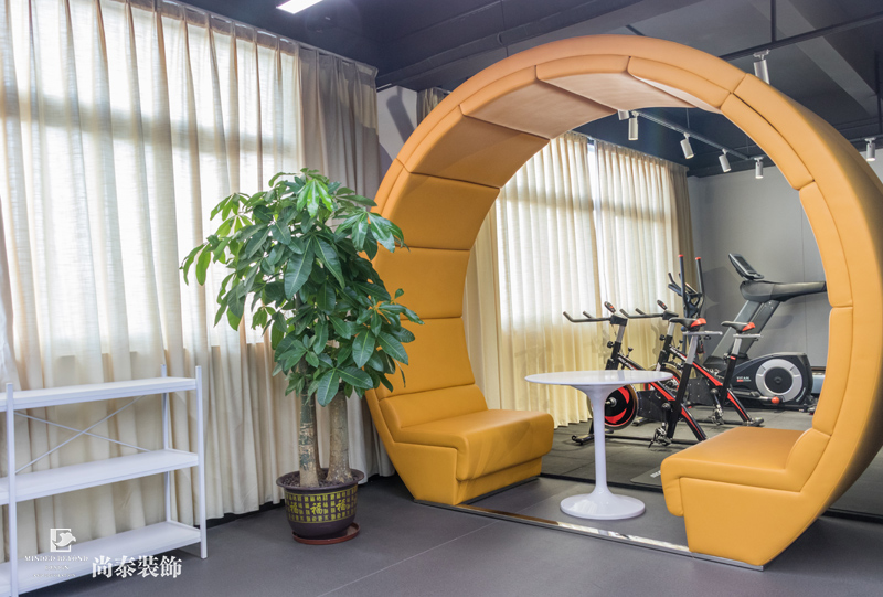 健身區(qū)裝修實(shí)拍圖