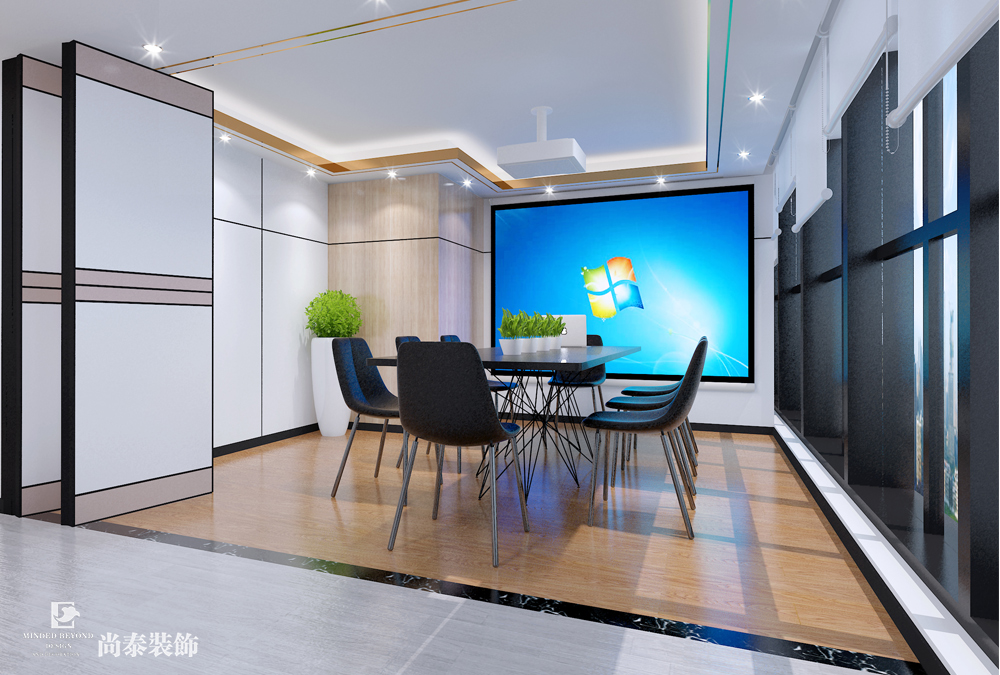 寫字樓會議室裝修效果圖