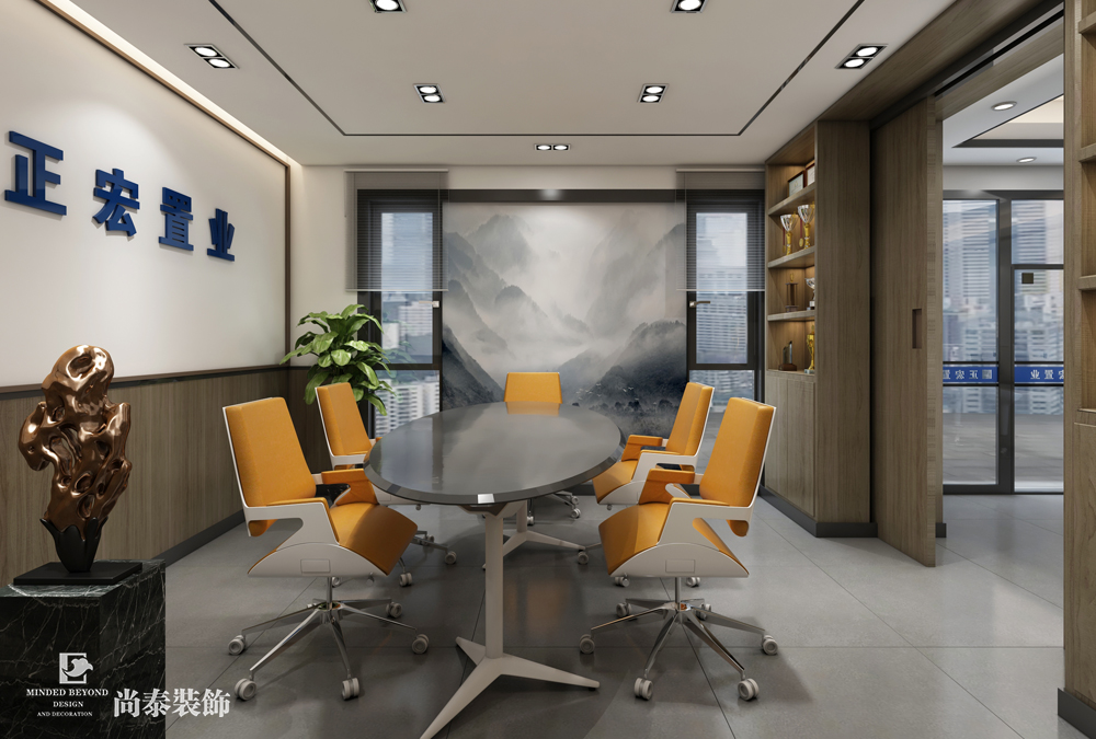 簡(jiǎn)約辦公室裝修效果圖