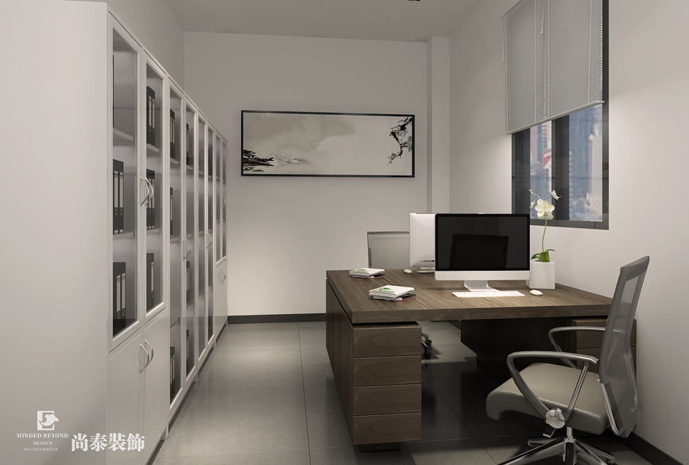 簡(jiǎn)約辦公室裝修效果圖