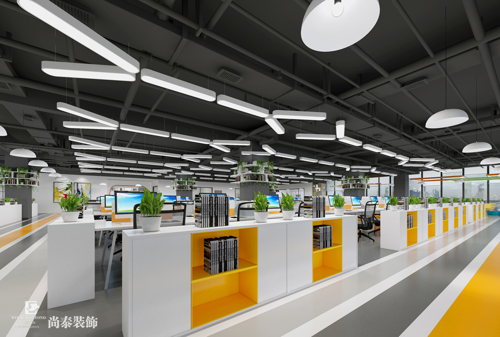 游戲辦公室裝修效果圖