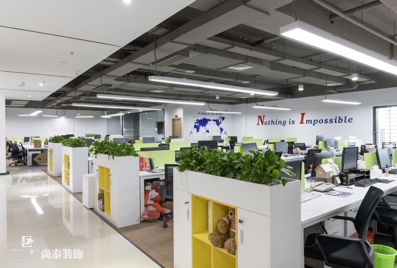 辦公室裝修實(shí)拍圖