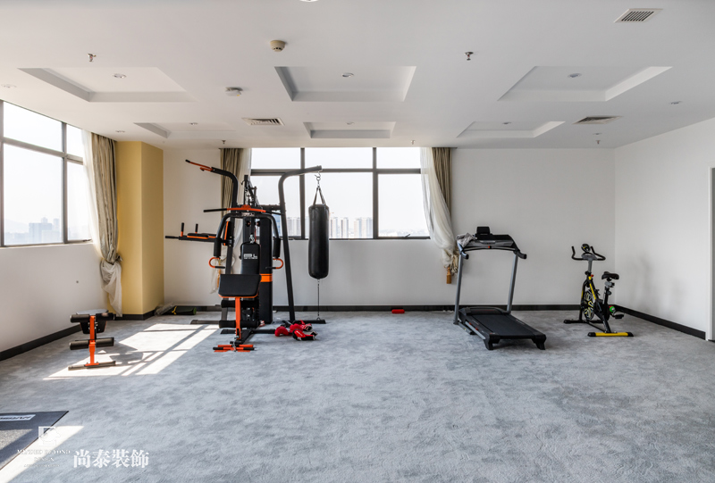 健身房裝修實(shí)拍圖