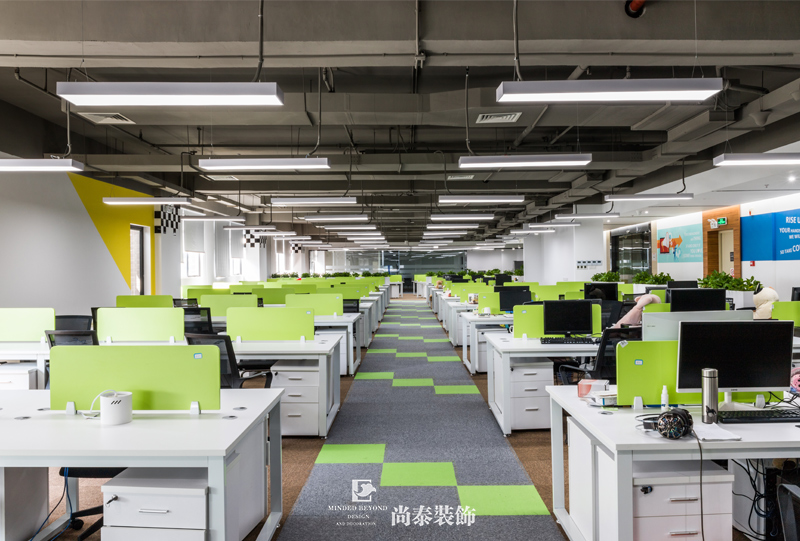 辦公室過道裝修實(shí)拍圖