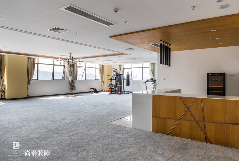 健身房裝修實(shí)拍圖