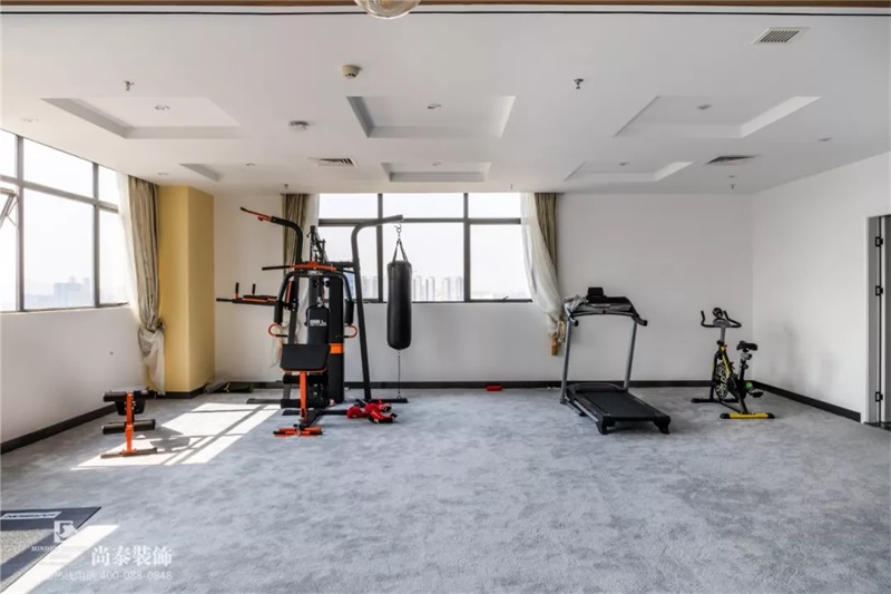 健身房裝修實(shí)景圖