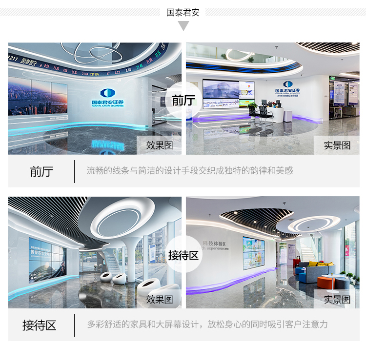 辦公室展廳裝修效果圖