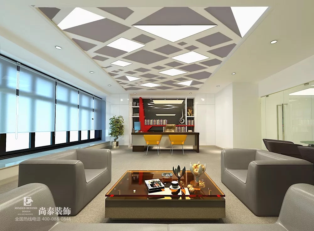 董事長辦公室裝修效果圖