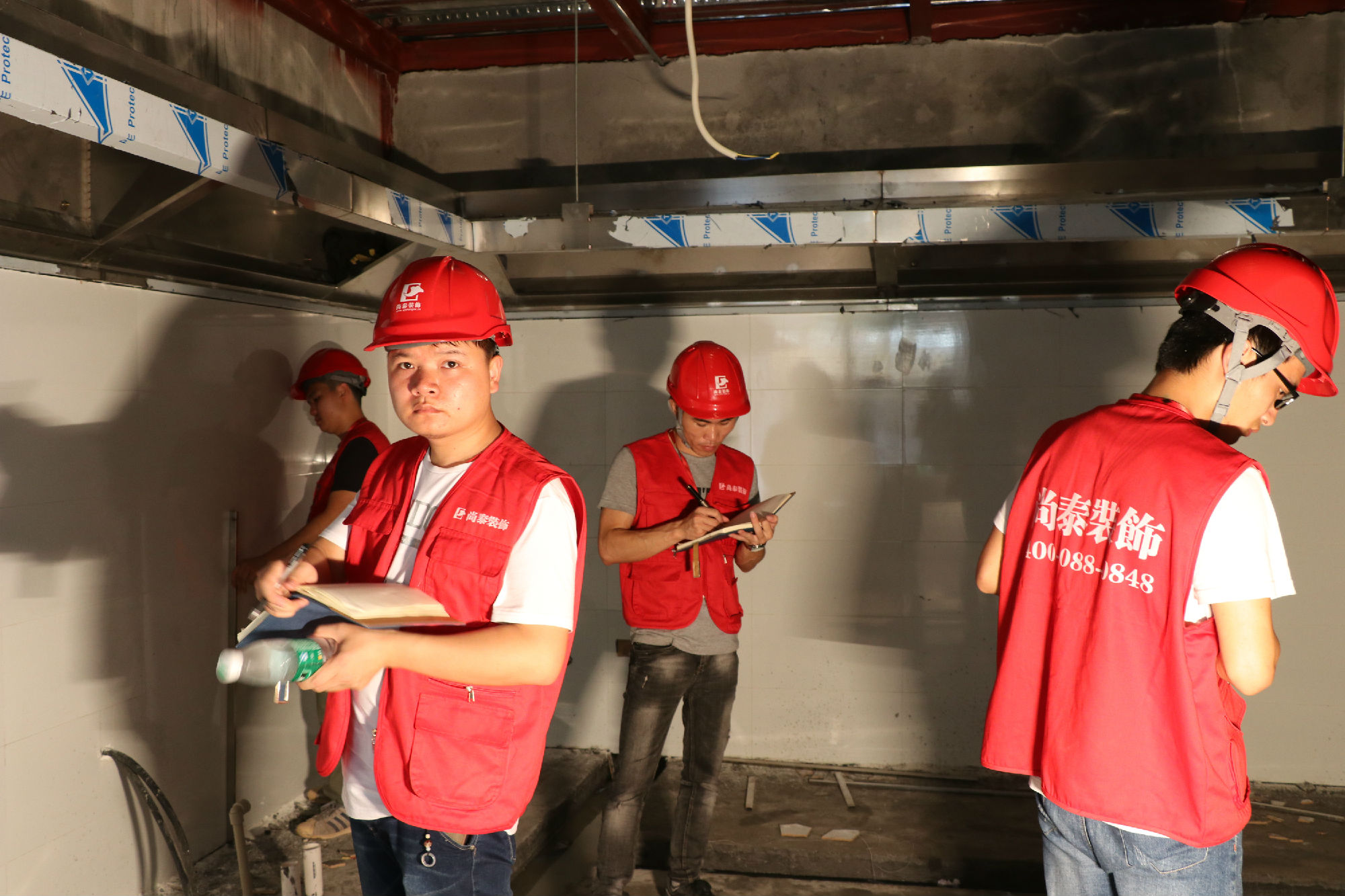 辦公室施工實(shí)景圖