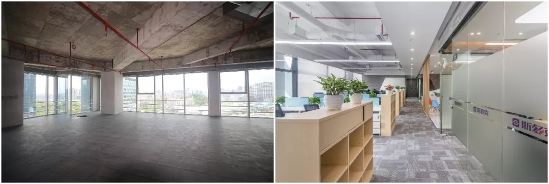 辦公室走廊改造實(shí)景圖