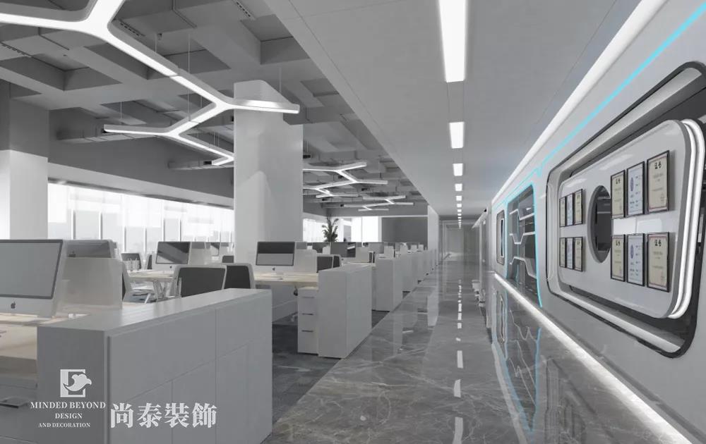 it辦公室走廊裝修效果圖