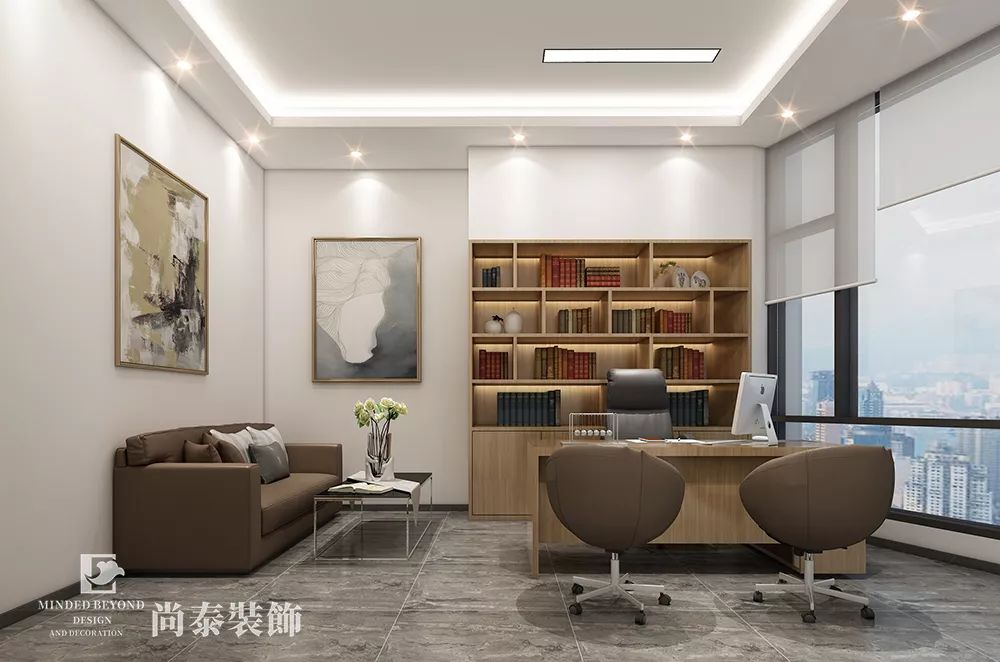 100平米辦公室設計裝修圖片