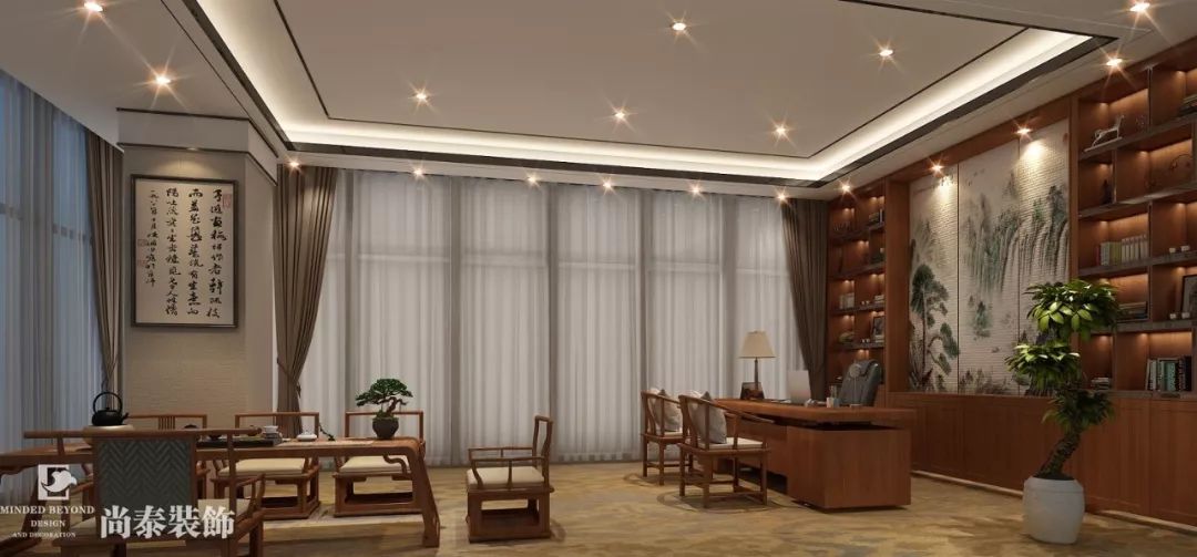 董事長辦公室裝修效果圖