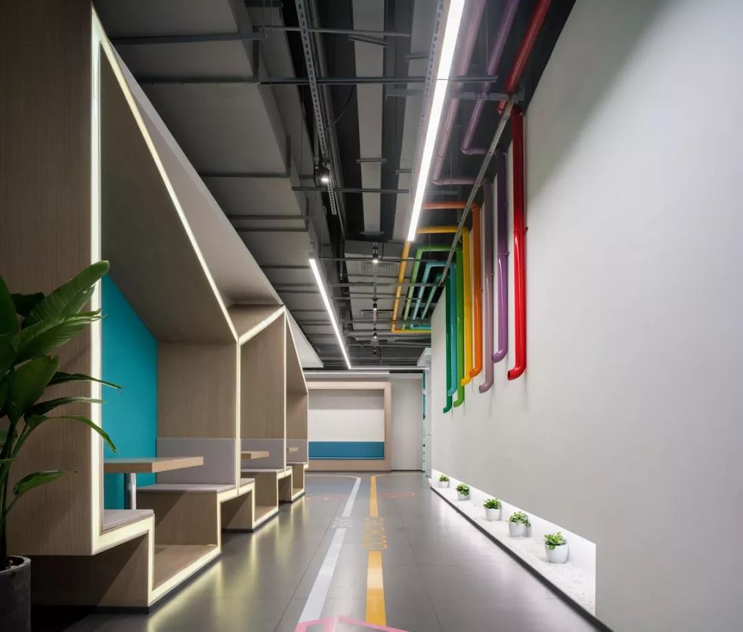 辦公室通道裝修效果圖片