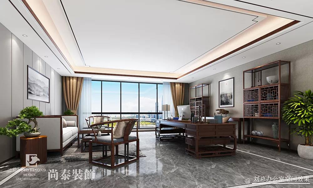 企業(yè)總經理辦公室裝修效果圖