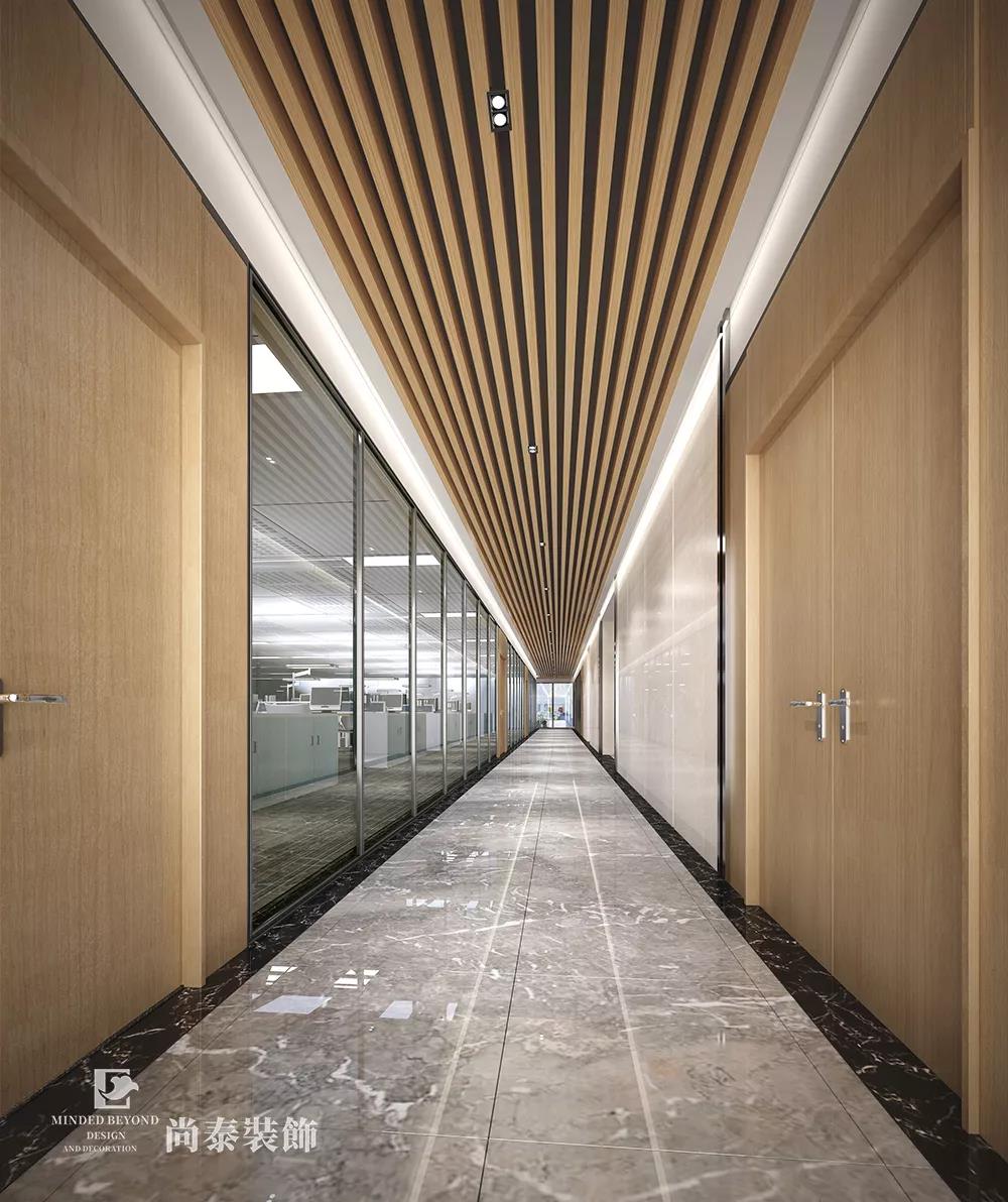 企業(yè)辦公室通道裝修效果圖