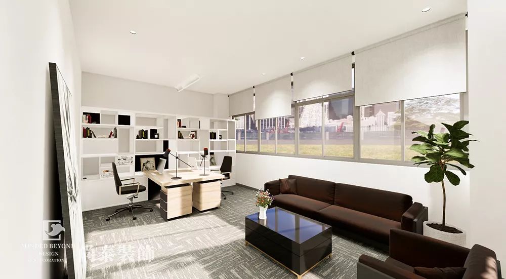 公司領(lǐng)導(dǎo)辦公室裝修設(shè)計(jì)效果圖