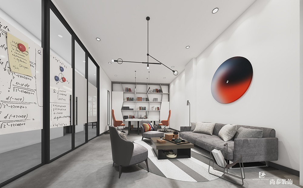 珠寶電商公司董事長辦公室裝修效果圖