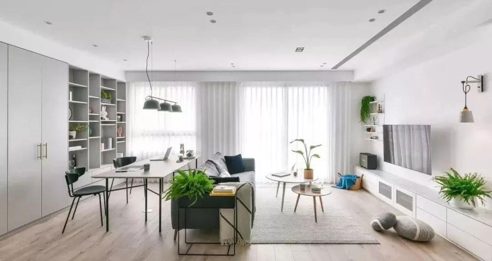 客餐廳辦公區(qū)效果圖