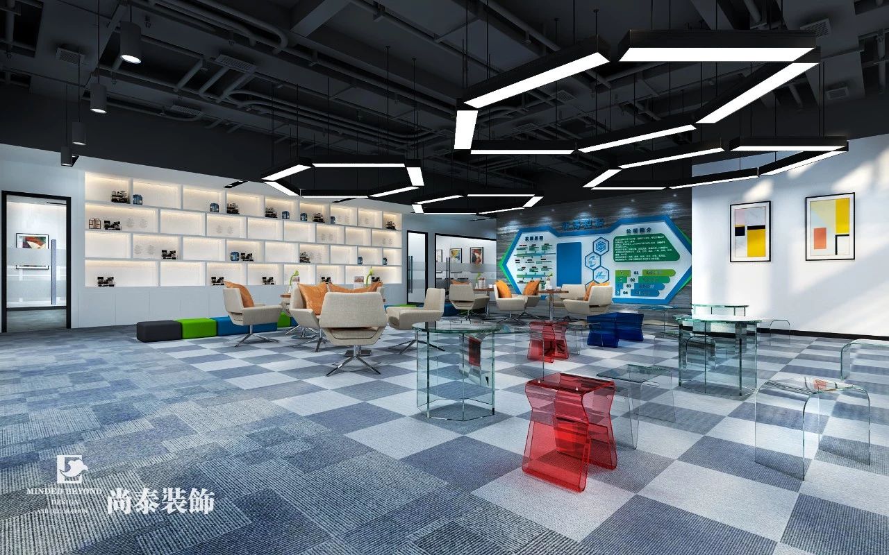 辦公室休閑區(qū)裝修設計圖