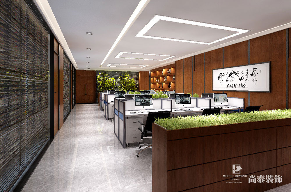 新裝修辦公室效果圖