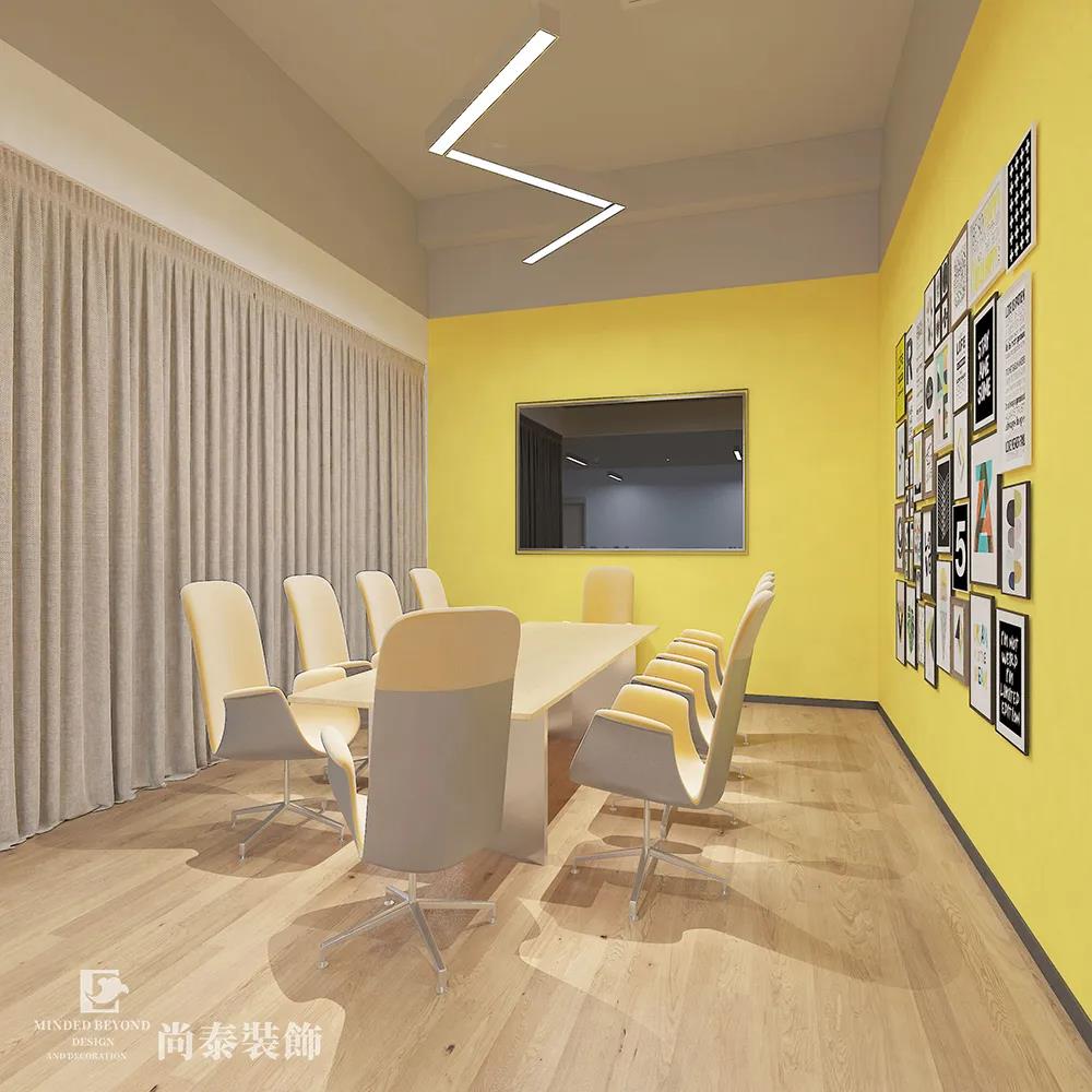 體育公司辦公室會(huì)議室裝修效果圖