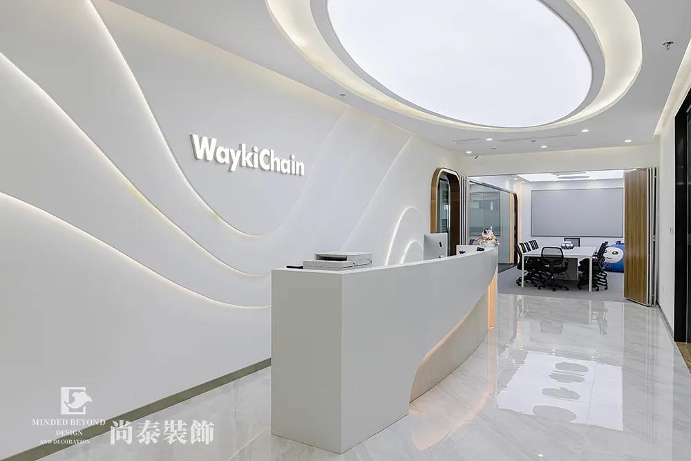 辦公室前廳裝修實景圖