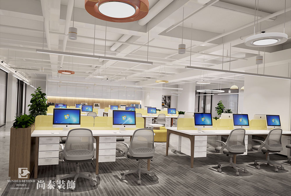 深圳福田富林物流大廈網(wǎng)絡(luò)科技公司辦公室裝修