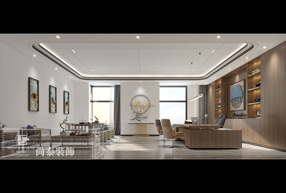 深圳寶安智匯創(chuàng)新中心科技公司辦公室裝修設計效果圖 