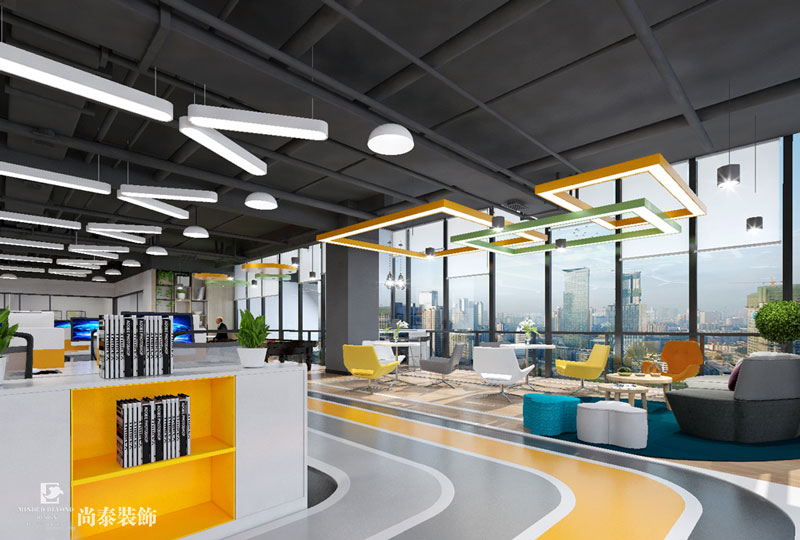 網(wǎng)游公司辦公室設(shè)計裝修效果圖