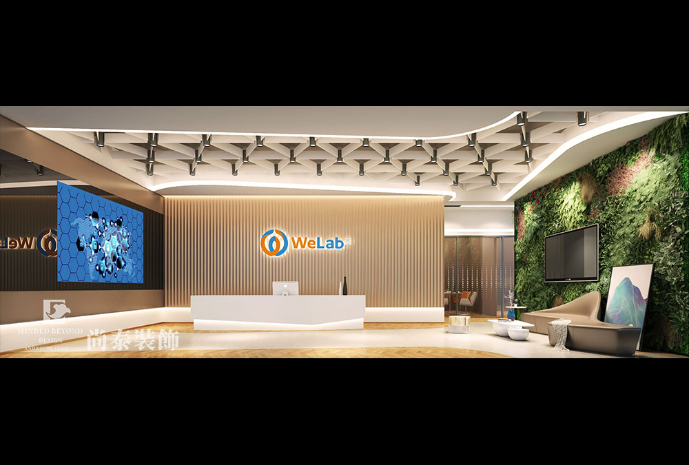 深圳前?；鹦℃?zhèn)金融科技公司辦公室設(shè)計(jì)效果圖 