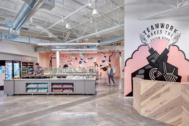 辦公軟件公司辦公室茶水間設計圖片