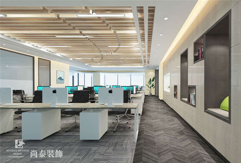 小型企業(yè)辦公室裝修改造圖片