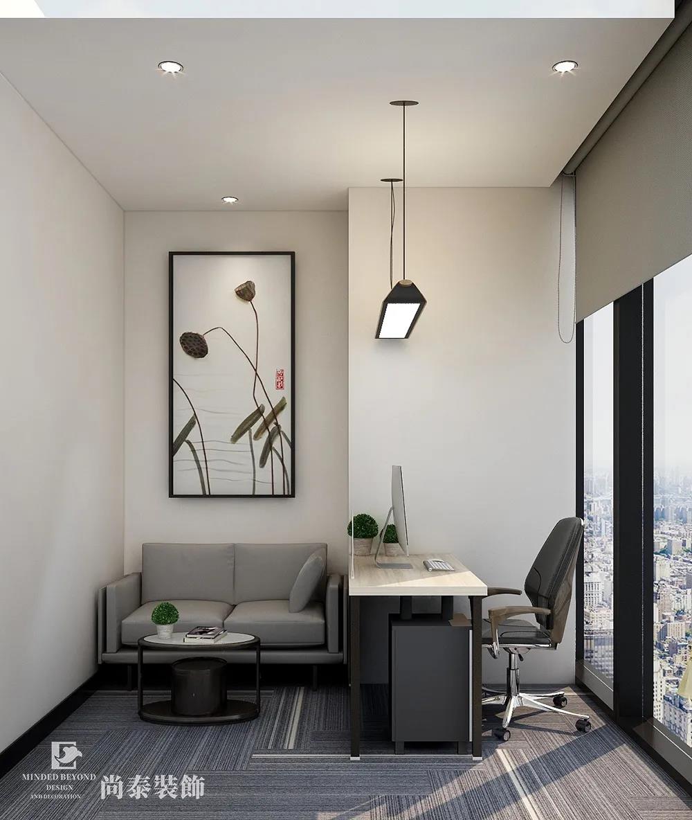 100平米科技公司經理辦公室設計