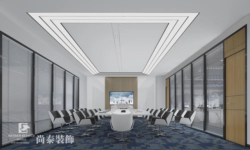 科技公司總經(jīng)理辦公室會議室裝修效果圖
