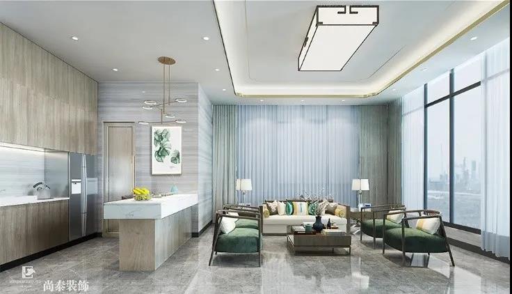 機(jī)器人科技公司辦公室VIP接待室裝修效果圖