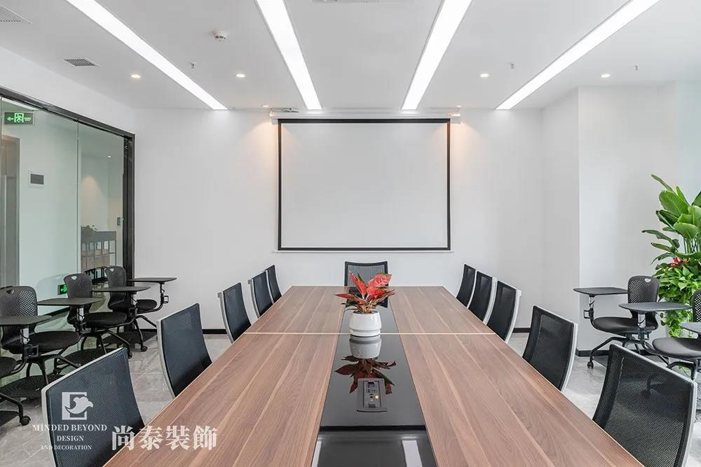 互聯(lián)網(wǎng)公司辦公室會議室裝修設計實景圖