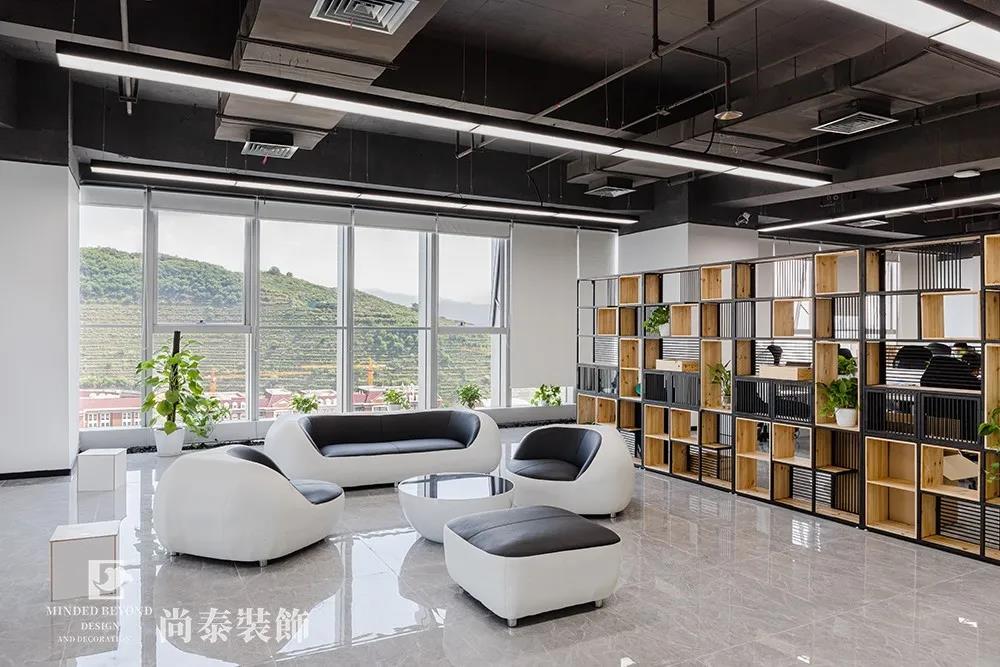 互聯(lián)網(wǎng)公司辦公室休閑區(qū)裝修設計實景圖