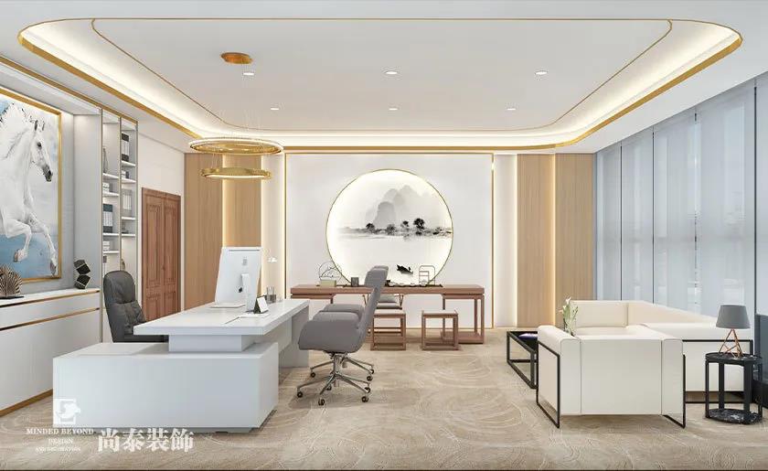 網(wǎng)紅直播公司總經(jīng)理辦公室裝修效果圖