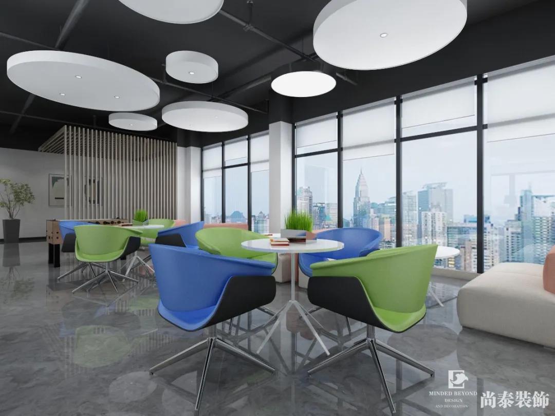 家政培訓(xùn)學(xué)校辦公室休閑區(qū)設(shè)計效果圖