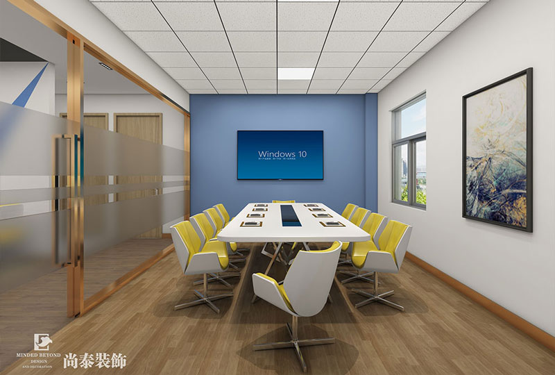 辦公室會議室裝修效果圖