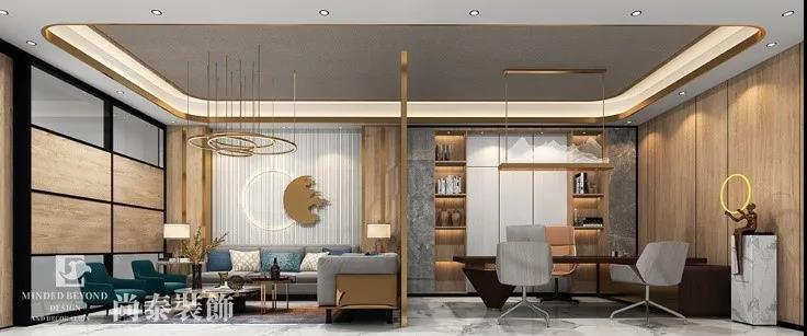 科技公司現(xiàn)代奢侈風(fēng)格辦公室裝修設(shè)計圖片