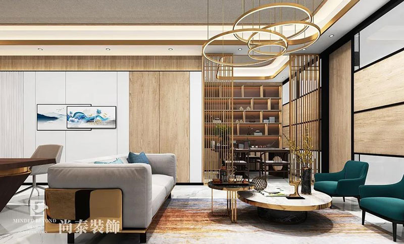 科技公司現(xiàn)代奢侈風(fēng)格辦公室裝修設(shè)計圖