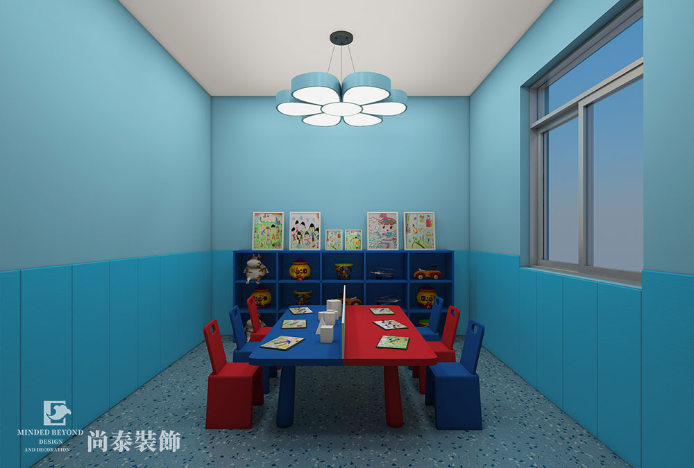 教育空間裝修設計,少兒美術(shù)教育