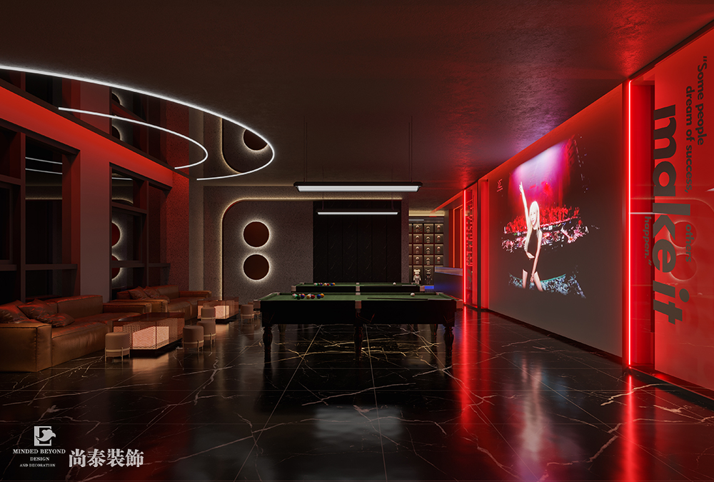 小酒吧設計,臺球廳設計