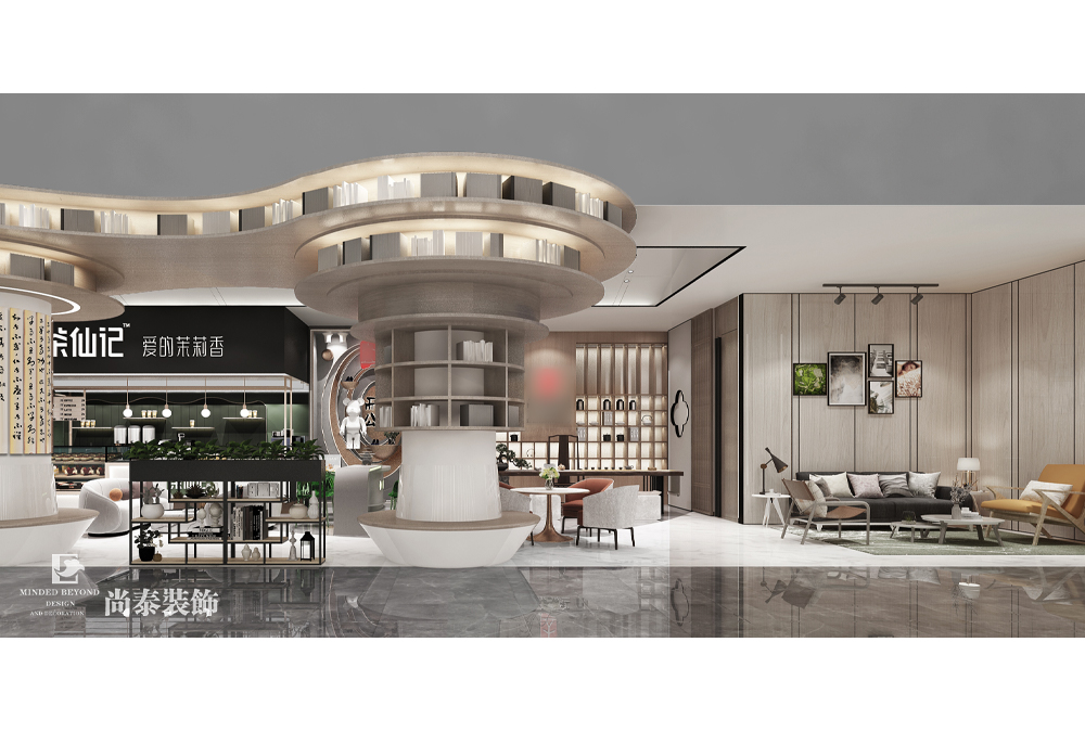 共享辦公室設(shè)計：惠州2000平米辦公樓共享辦公室裝修設(shè)計案例