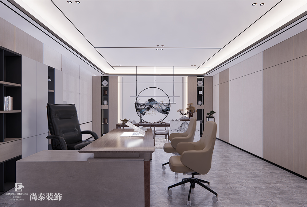 共享辦公室設(shè)計：惠州2000平米辦公樓共享辦公室裝修設(shè)計案例