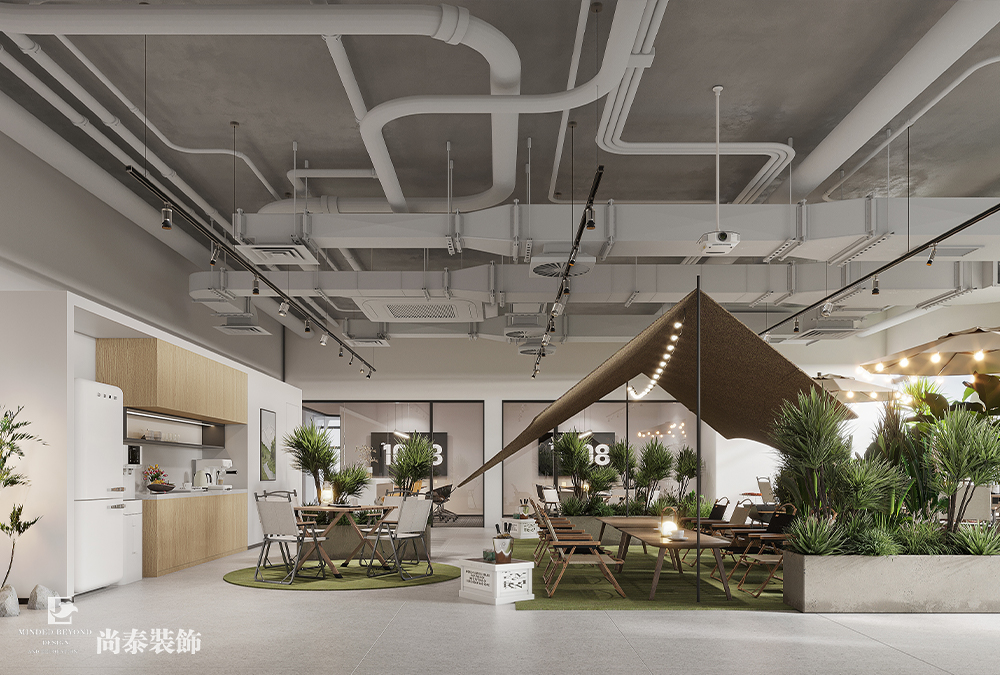 辦公室裝修設(shè)計(jì)：1200平米智能科技公司深圳寫字樓辦公室裝修設(shè)計(jì)案例